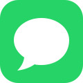 A chat open in the Messages app on iPhone