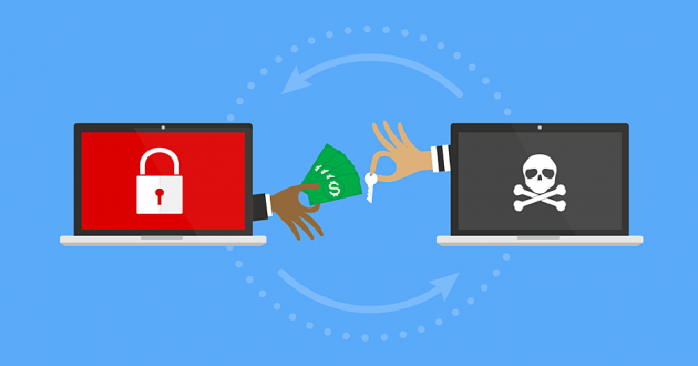 A ransomware screen demanding payment to unlock files