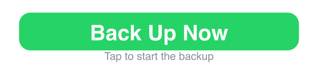 The Back Up Now button in WhatsApp